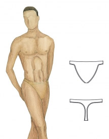 BLOCH Suspensorium B3124 nur 29.90 € hautfarben, nahtlos-- Herren -