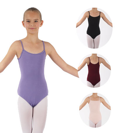 BLOCH Ballettanzug CL5407 nur 21.90 € Baumwolle, Spaghettiträger-- Ballettanzug -