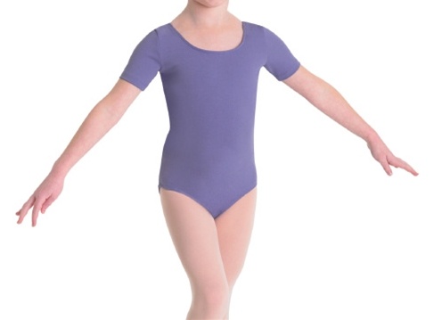 BLOCH Trikot L5402 nur 27.90 € Baumwolle, kurze Arme-- Ballettanzug -