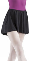 BLOCH Ballettrock R1831 blickdicht, Schlupfrock, schwarz