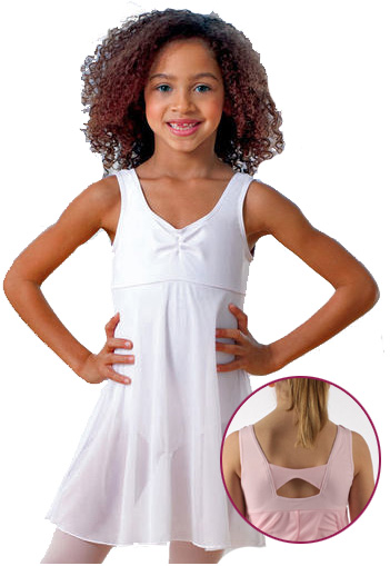 CAPEZIO Ballettkleid 3968C – SONDERANGEBOT nur 29.90 € kleiner Rückenausschnitt, Brustraffung-- Ballettanzug -