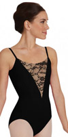 CAPEZIO Trikot 10317 Spitzeneinsatz