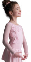 CAPEZIO Trikot 10618C Langarm, Tüllapplikation, passend zu 10626C