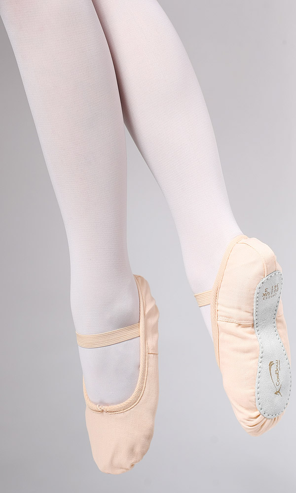 COSBOW Ballettschuhe Leinen CBS113 nur 11.90 € ganze Sohle, rosa-- Ballettschläppchen -