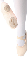 COSBOW Ballettschuhe Stretchleinen CBS104 geteilte Sohle, rosa 27-45