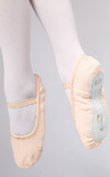 COSBOW Ballettschuhe Leinen CBS113 ganze Sohle, rosa