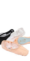 COSBOW Ballettschuhe Vegan CBS115 ganze Sohle, weiß