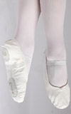 COSBOW Ballettschuhe Leder CBS153 geteilte Sohle, weiß
