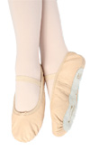 COSBOW Ballettschuhe Leder CBS163 ganze Sohle, rosa