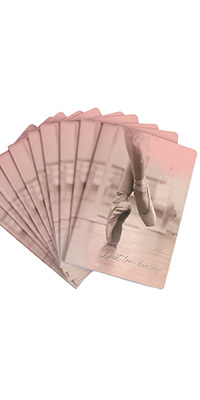 COSBOW Schreibheft Ballettmotiv 10er Pack nur 15.90 € 10er Pack-- -