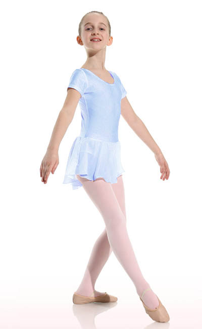 DANCERIES Ballettanzug HANNAH F15 nur 35.90 € glänzend & Baumwolle, mit Rock Georgette-- Ballettanzug -