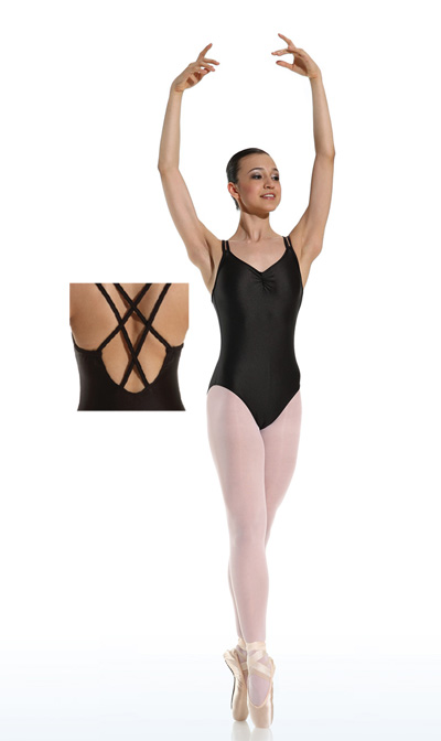 DANCERIES Ballettanzug CHLOE T28 nur 44.90 € doppelte Sp. Träger, im Rücken gekreuzt-- Ballettanzug -