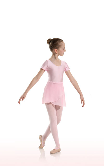 DANCERIES Wickelrock VICKY Z40 nur 18.90 € Georgette, kurz-- Ballettrock -