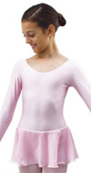 DANCERIES Ballettanzug TABEA F16 glänzend, Rock Georgette