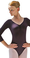 DANCERIES Ballettanzug VANITY T27 lange Raffung dreiv. Arm