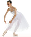 DANCERIES Tutu Trikot GISELLE U06 3-lagig, lang