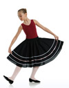 DANCERIES Charakterrock 50cm Z45-3 3 Borten