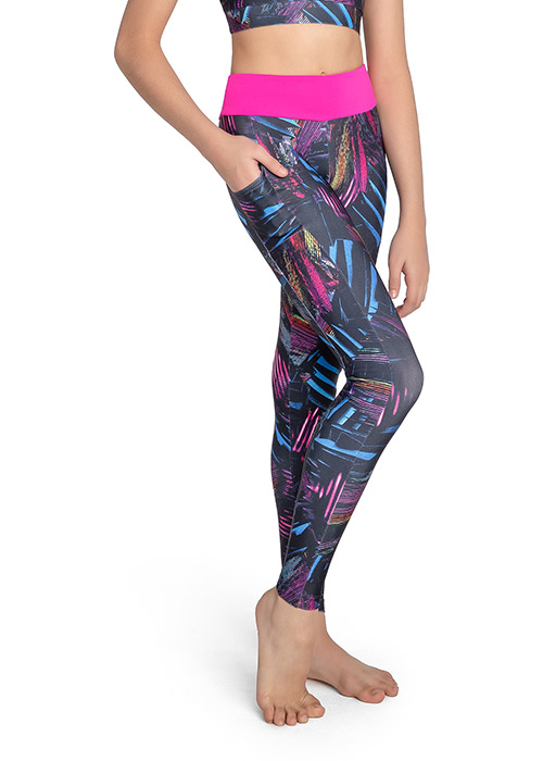 SO DANCA Leggings grau gemustert SD1726-CB23830 nur 32.90 € Microfaser-- Leggings -