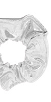 T&P Haargummi SCRUNCHSHINE Lack Shine silber