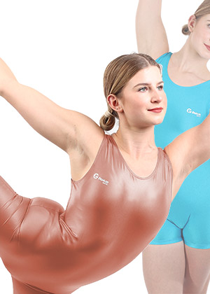 TWIOO SPORTS Catsuit Lycra shine WaveA200 nur 18.90 € breite Träger, rosegold-- Ganzanzug -