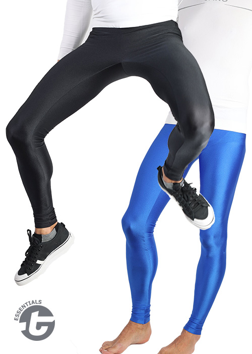 TWIOO SPORTS Show Herren Leggings ShowA1680 Sleek, Nylon Lycra glanz
