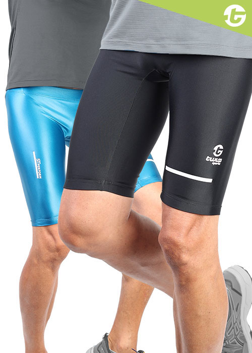 TWIOO RUNNING Lauftights Herren Radler GR-STPerform1685 Premium seidenmatt oder Shine