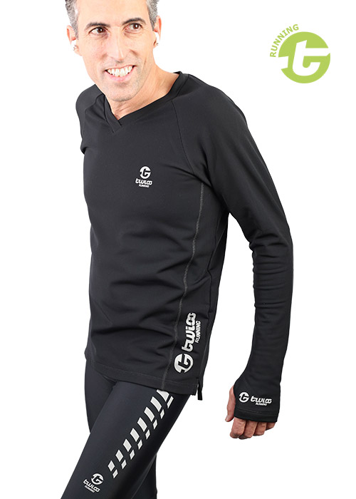 TWIOO RUNNING Running Shirt Winter TThermRB2510 nur 45.90 € Langarm, innen aufgerauht, Daumenloch-- T-Shirt -