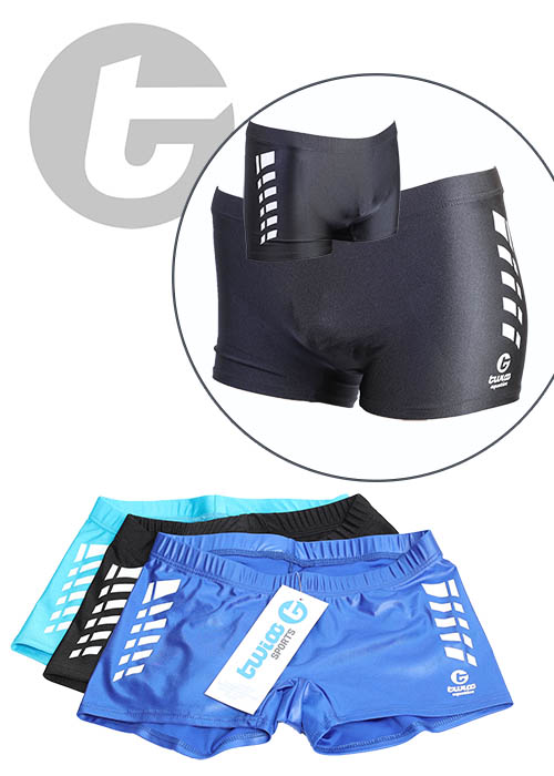 TWIOO RUNNING Boxer Badehose RaceN1308 nur 19.90 € Twioo Sleek glänzend-- Badehose -