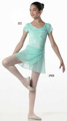 VICARD Wickelrock, 35cm JP69 nur 30.90 € Stretchtüll-- Ballettrock -